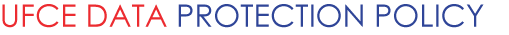 UFCE Data Protection Policy